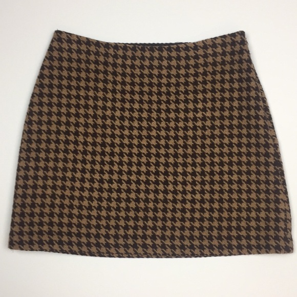 The Limited Dresses & Skirts - The Limited brown houndstooth skirt